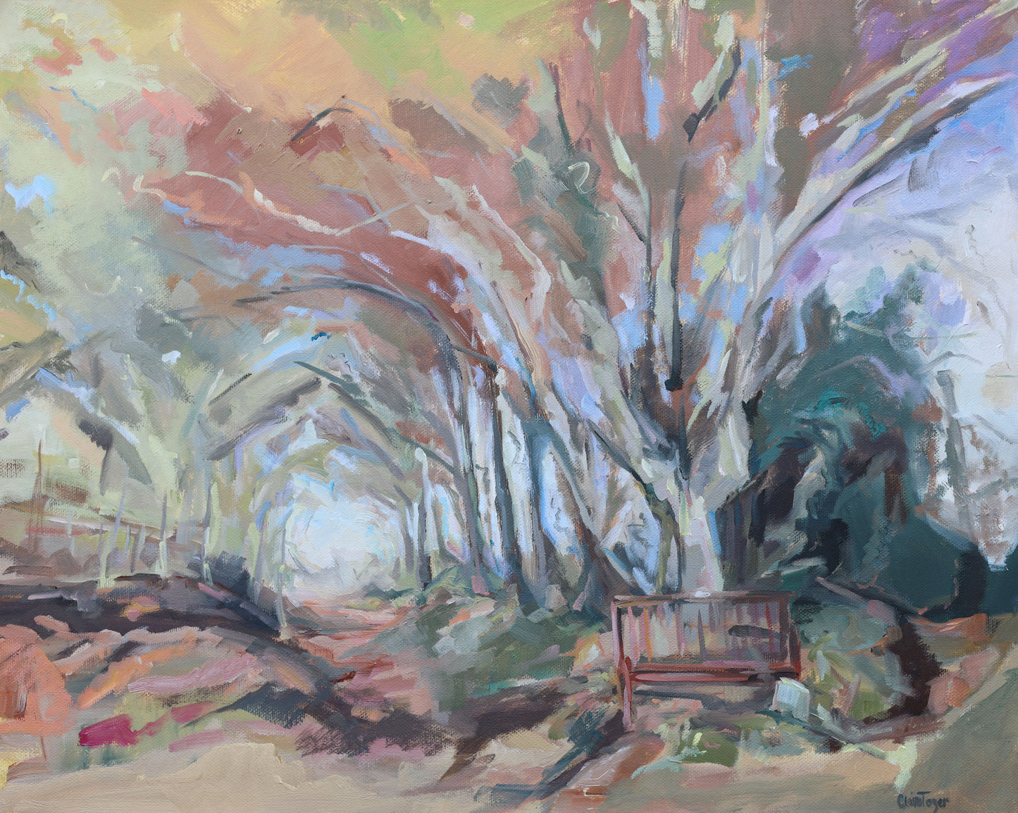 Claire Tozer :Beneath the beech trees