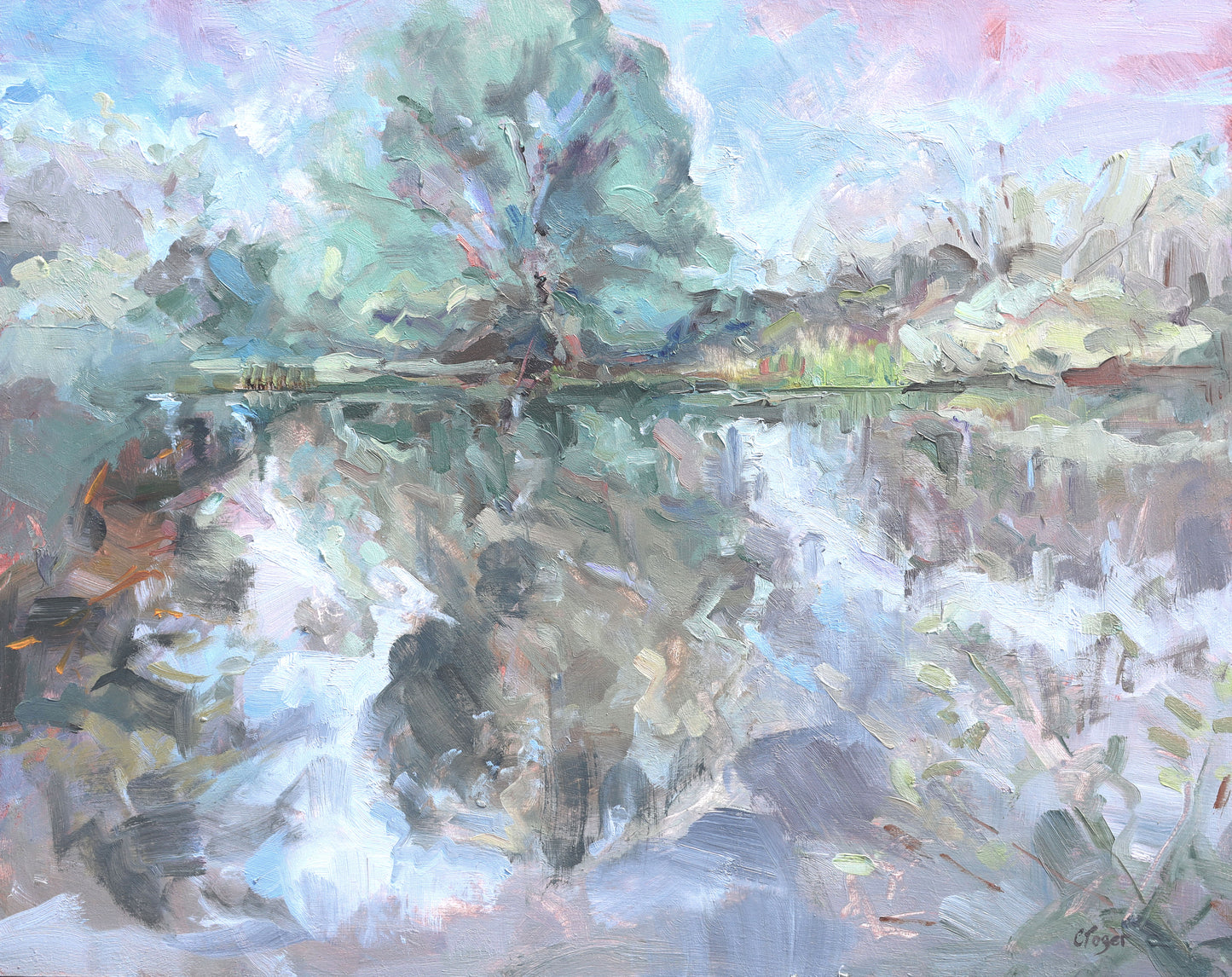 Claire Tozer :Reflections, Walnut Tree Field