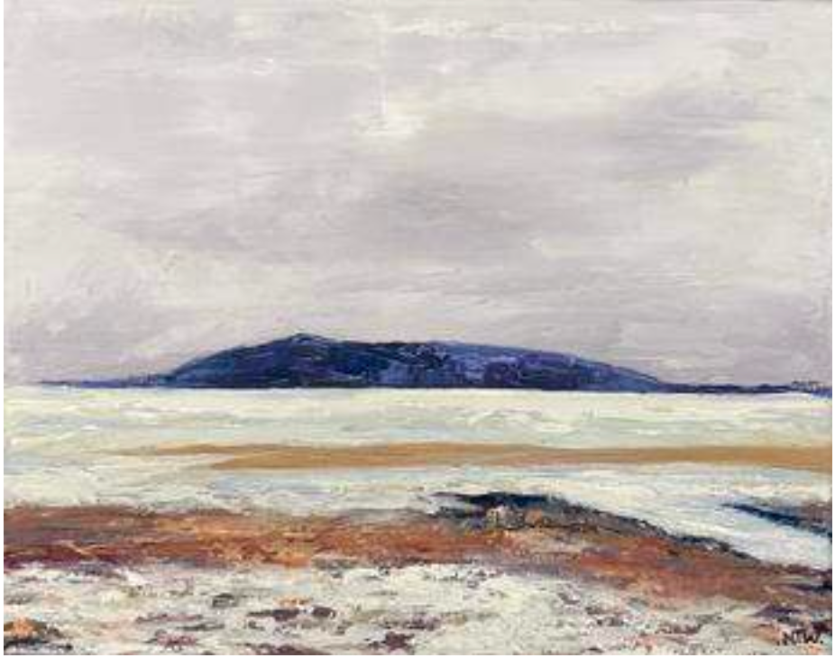 Nicole Tudor Williams- Low Tide 1 (Diptych). - part of Stillness Collection