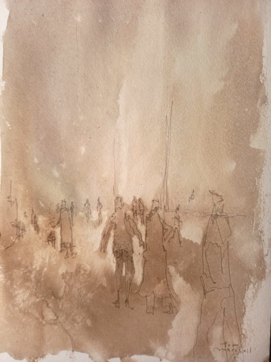 Tom Marshall- Fog on the Beach