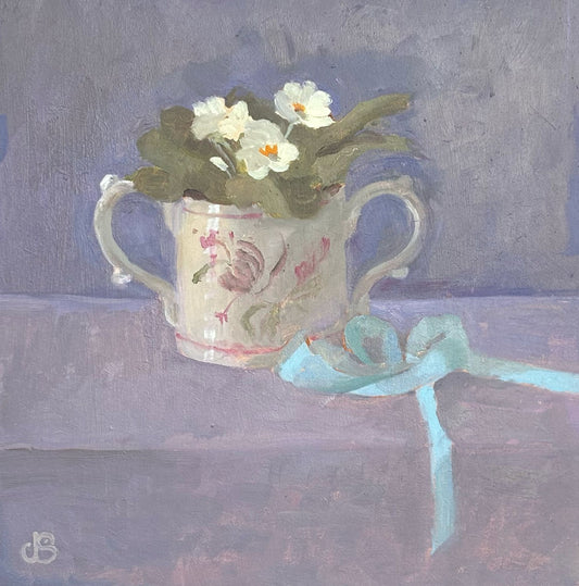 Primroses in a Loving Cup