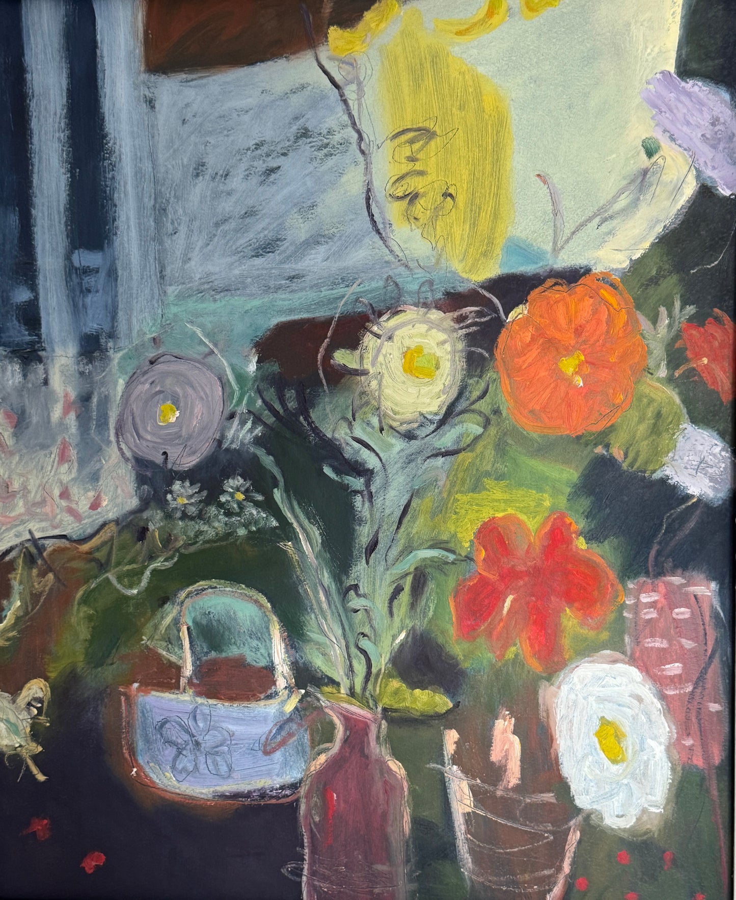 Flowers (after Ivan Hitchens)