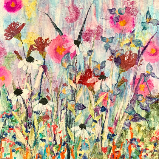 Peonies and Daisies