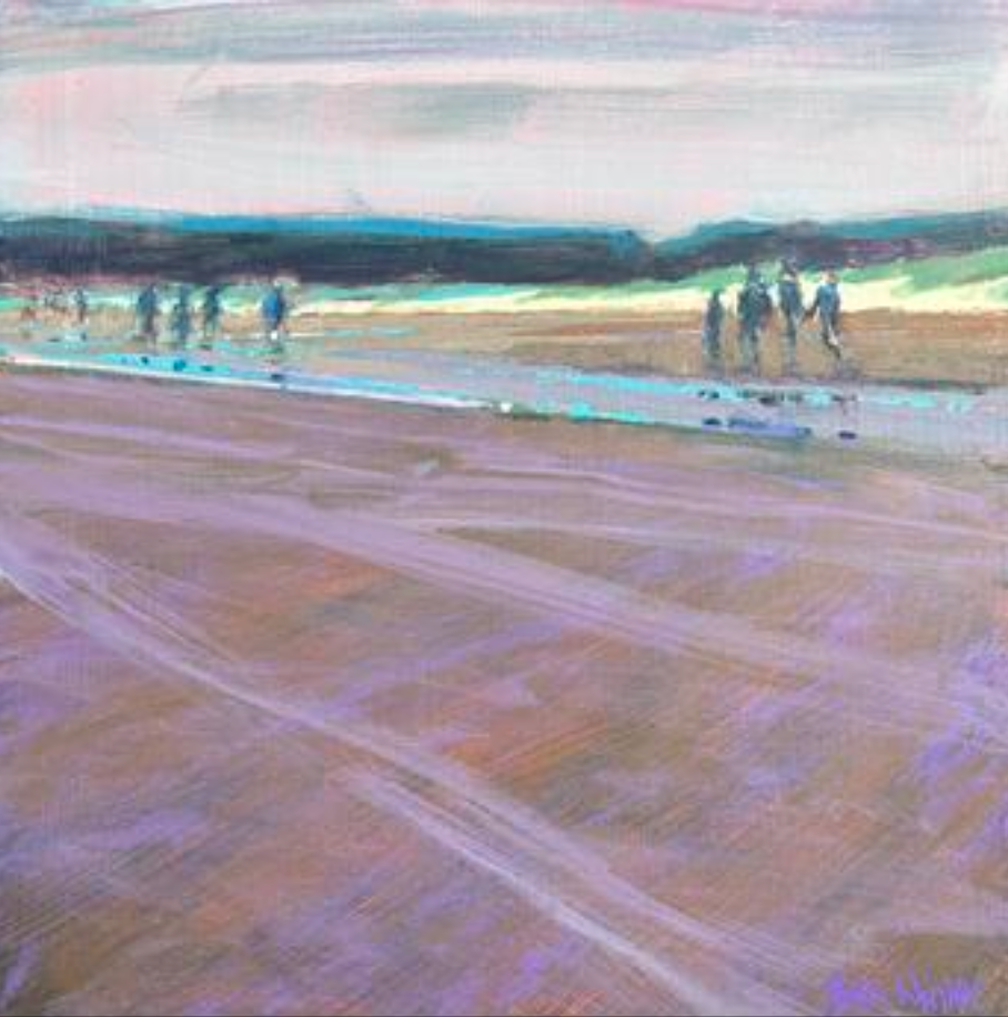 Ben Winter - Rainy Studland Walkers