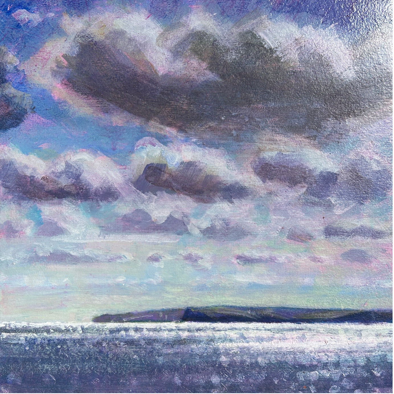 Silver Shimmer, (Towards Old Harry)